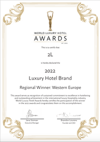 Award Beste van West Europa - 2L (Merk)